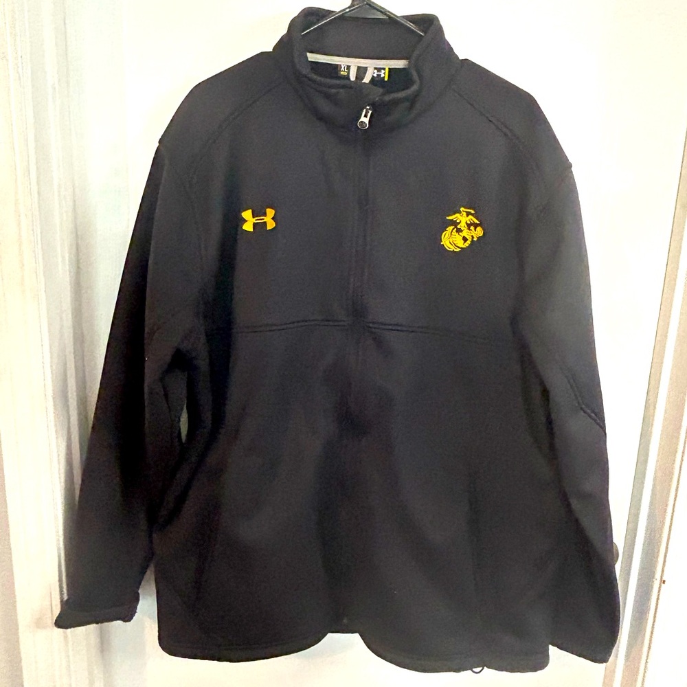 Under Armour United States Marines Jacket-labels on front, back, sleeve. Size XL